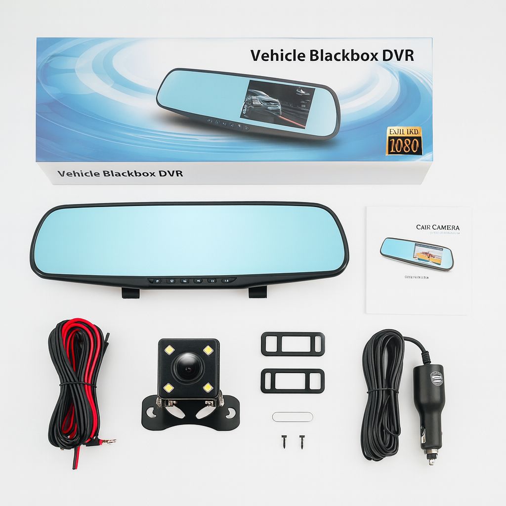Miniatura 2 de ESPEJO RETROVISOR DVR DOBLE CAMARA